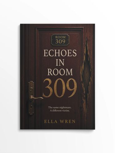 Book cover featuring a damaged wooden door labeled Room 309.