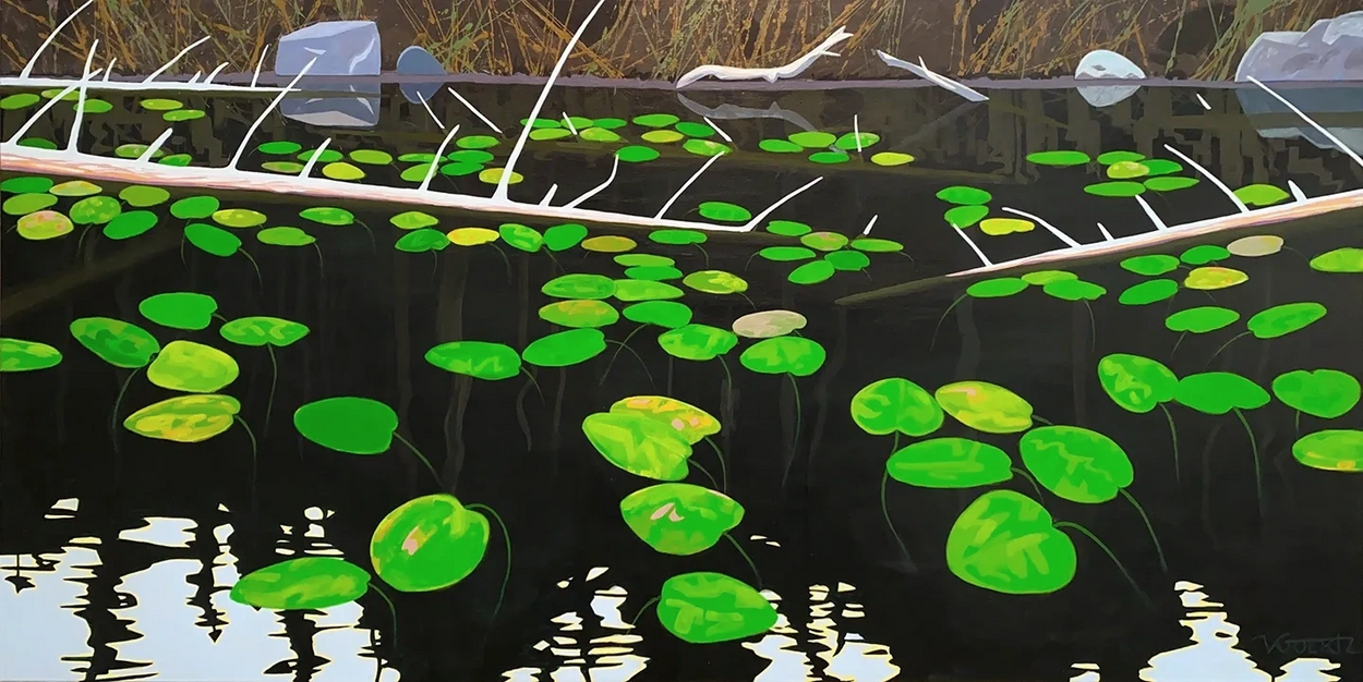 drift  Acrylic on Canvas. 30" x 60"