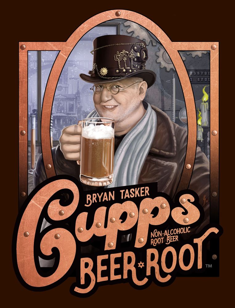Cupps Beer Root Label Image