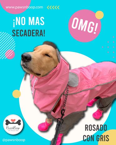 Capote impermeable poncho para perros Panama