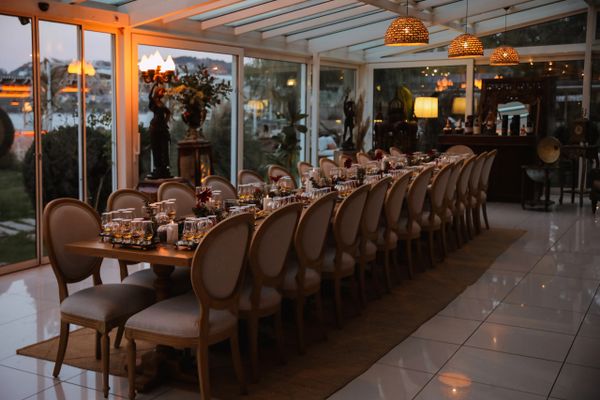 zarif akşam yemeği, grup akşam yemeği, göle sıfır masa