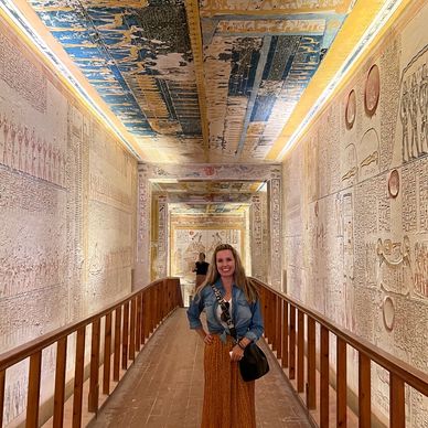 Ancient tomb adventure in Egypt