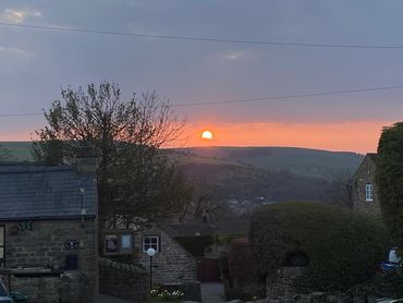 evening views from Curbar in the Peak District