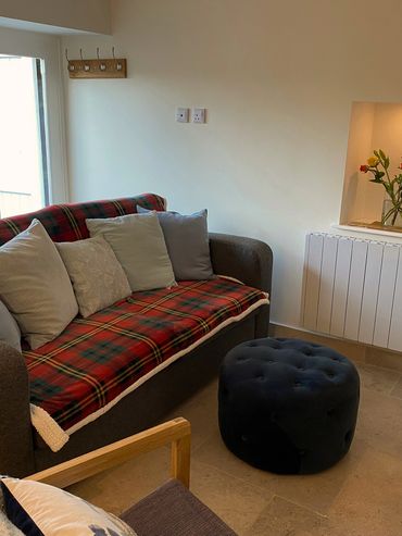 cosy lounge in Peak District cottage