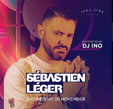 Flyer de DJ Ino en Sing Sing Theater Bangkok 