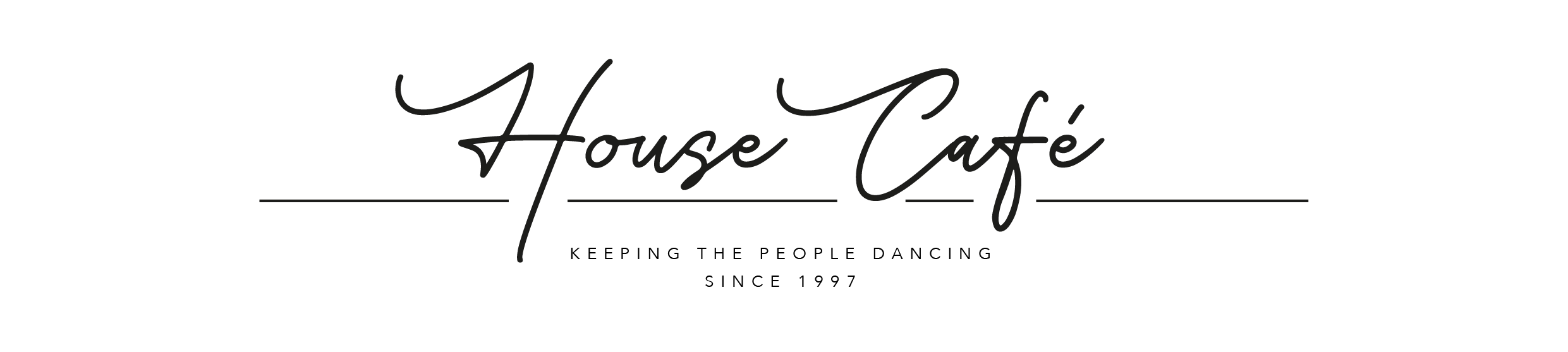 House Café logo – Keeping the people dancing since 1997, Deep & Afro House events in Bangkok