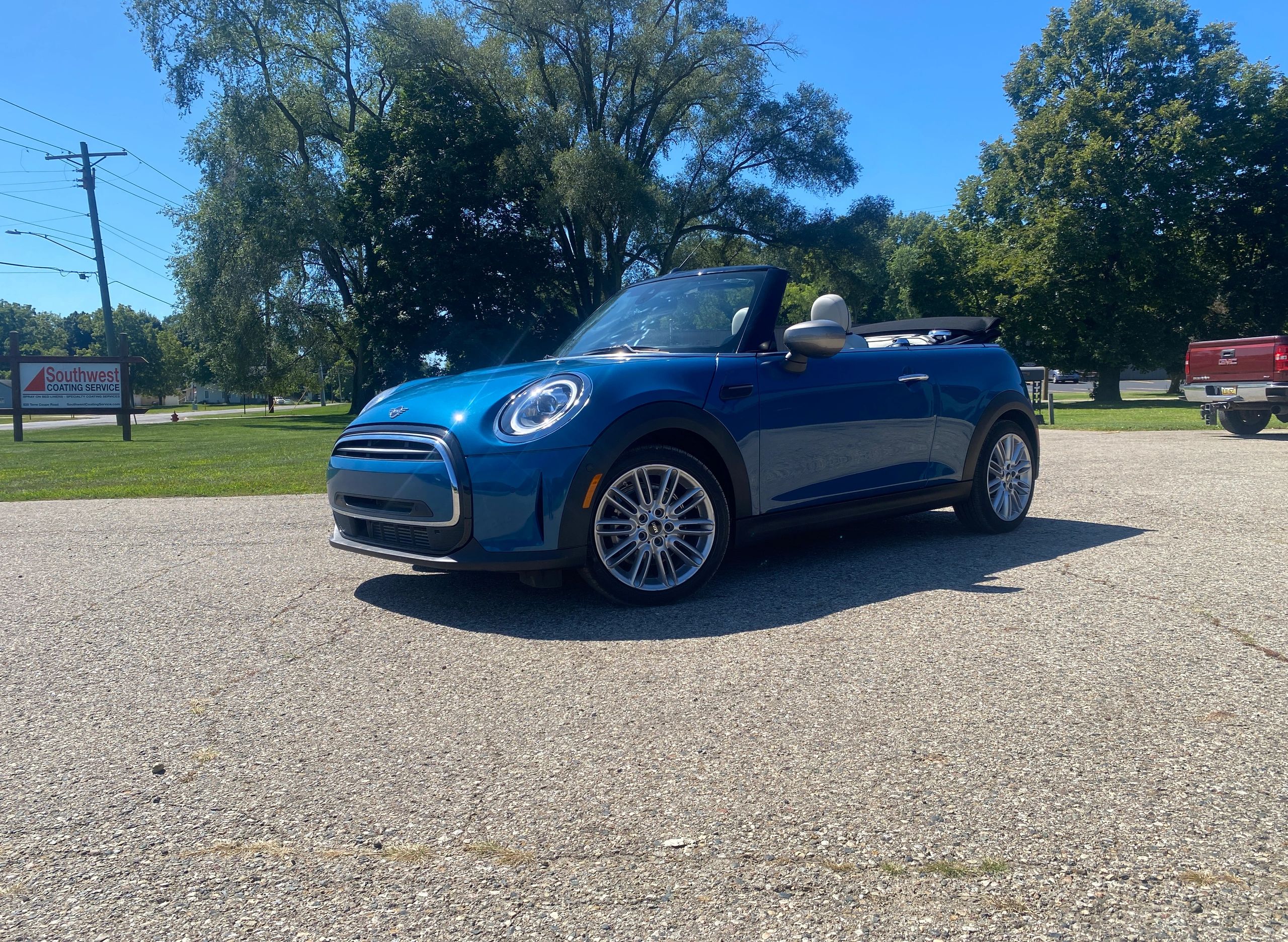 2022 Mini Cooper Convertible Blue