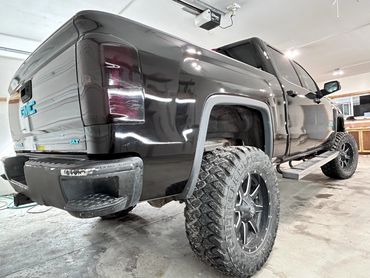 GMC Sierra in 3m Gloss Balck