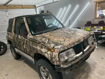 Geo Tracker in Avery Dennison Camo