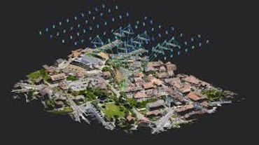A 3D scan on an area