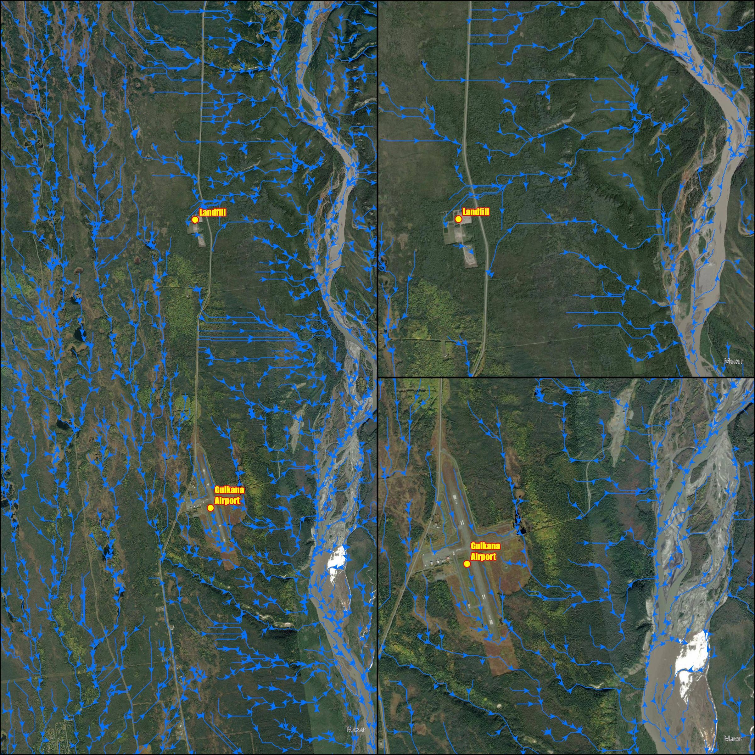 Flowlines for Gulkana Airport and the Copper Basin Landfill