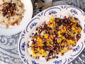 Savor the explosion of flavor in Zereshk Palaw –fragrant rice with sweet barberries from Afghanistan