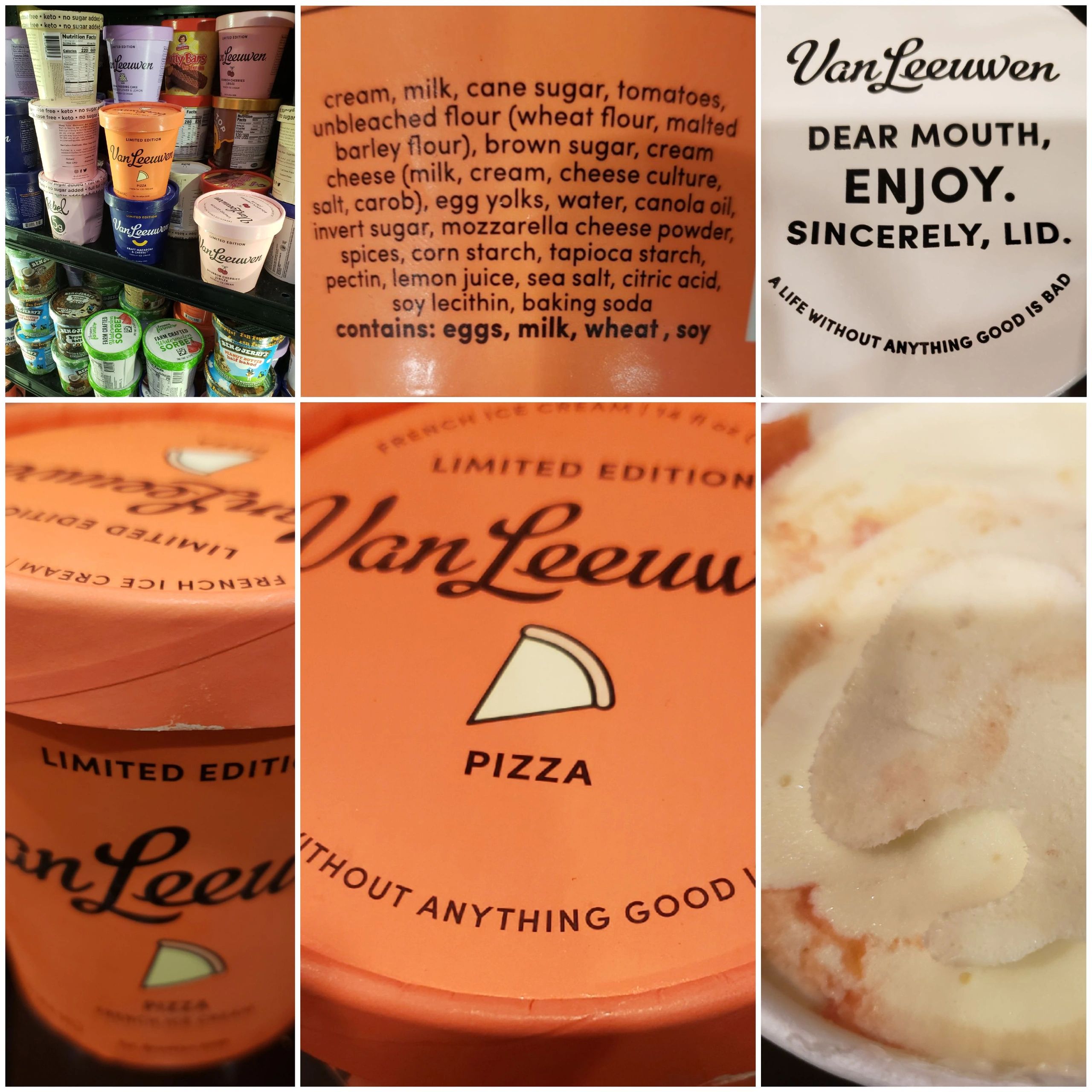 Van Leeuwen Pizza Ice Cream