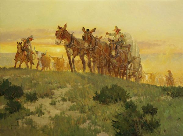 Crest of the Hill -  (30" x 40")