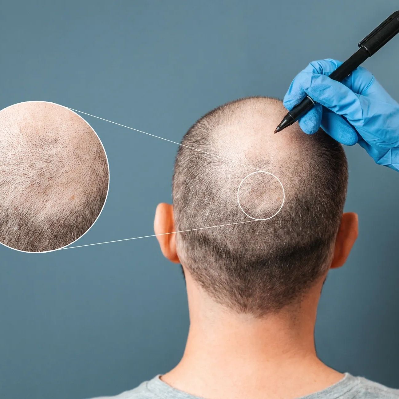 Male pattern bolding treatment with HZS PRP in Chicago