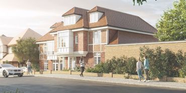 Development site in Bromley with planning for 5 flats.
