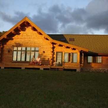 Hand Crafted Log Home