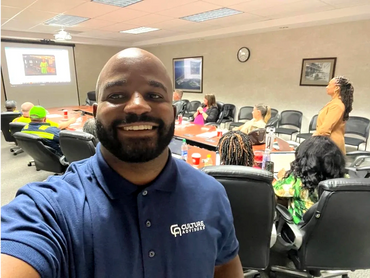 Benjamin Foster (Culture Advisors) onsite working session.