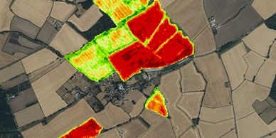 Variable rate application map for use in precision farming