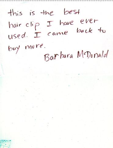 Best hairclip I have ever used. By Barbra
