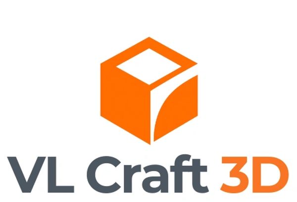 VL Craft 3D logo with an orange cube icon and bold text.