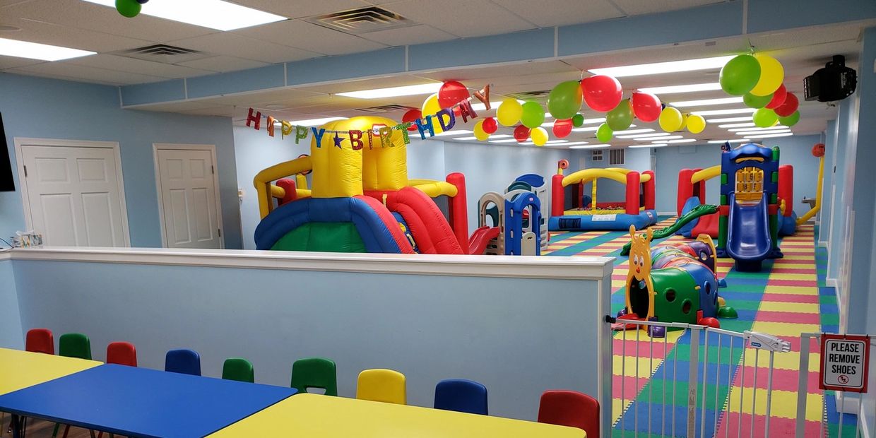 Kids Birthday Party Tots Land Private Playground Party Room