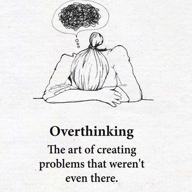 Overthinking Writing Overthinking is a Spiral