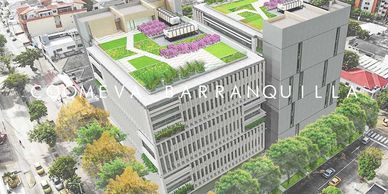 Coomeva Barranquilla, edificio administrativo, diseño