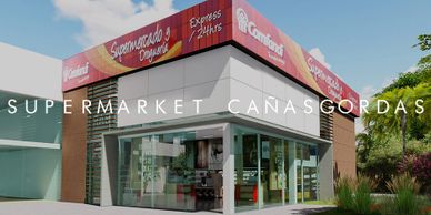 Supermarket, Comfandi, diseño, interior