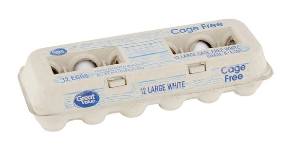 Great Value Extra Large White Eggs, 18 Count