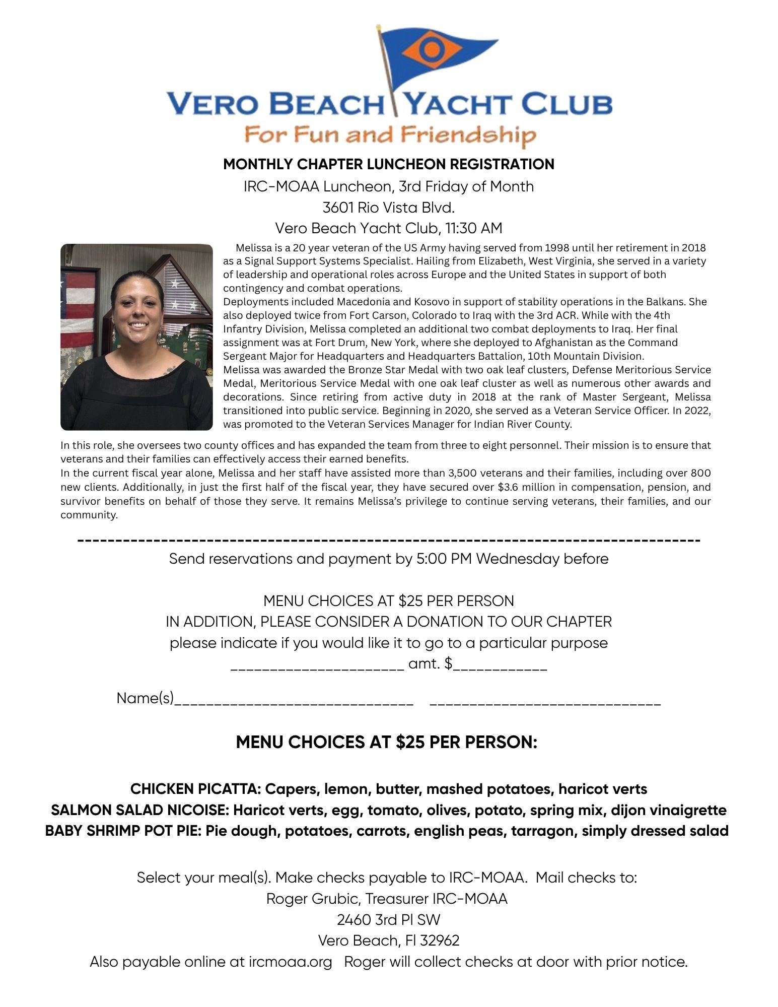 Guest Speaker photo and bio with RSVP form