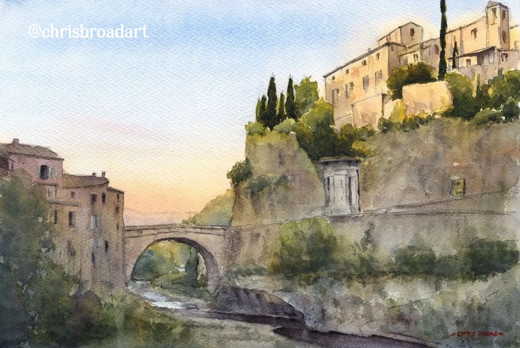A VIEW TO VAISON-LA-ROMAINE