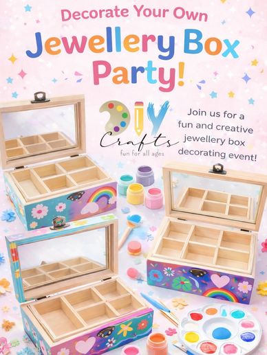Jewellery Box Decorating Parties