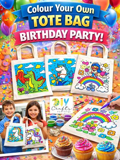 Colour In Tote Bag Party