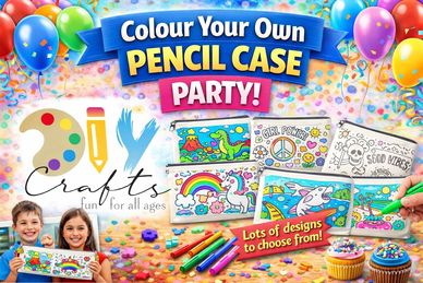 Colour Your Own Pencil Case Party