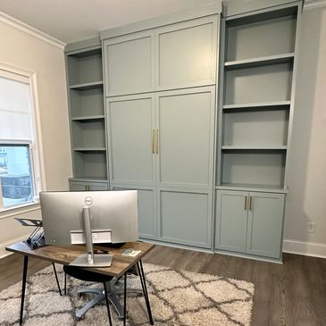 Murphy bed with office 