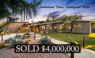 Mulholland Drive house in Hollywood Hills sold for $4 million.