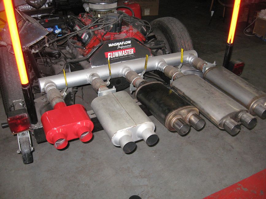 Longoria's radiator and muffler