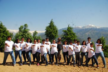 Martial Arts training at Colonel's Highland Retreat Hotel near Barot in Himachal Pradesh, India