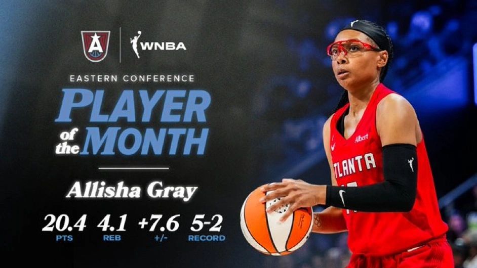 Congratulations to Allisha Gray of the Atlanta Dream!