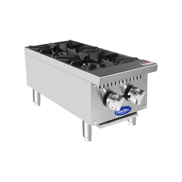 Atosa 2 burner hotplate ,gas , countertop.