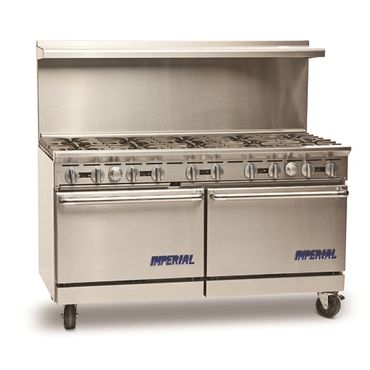 Imperial IR-10 Pro Series Restaurant Range, gas, 60"W, (10) 32,000 BTU open burners & (2) standard o