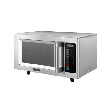 Midea 1,000 watt microwave. Available in dial or push bottoms versions , 120V