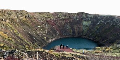 Kerid Crater in Iceland