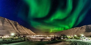 Northern Lights over Iceland. Picture from visiticeland.com