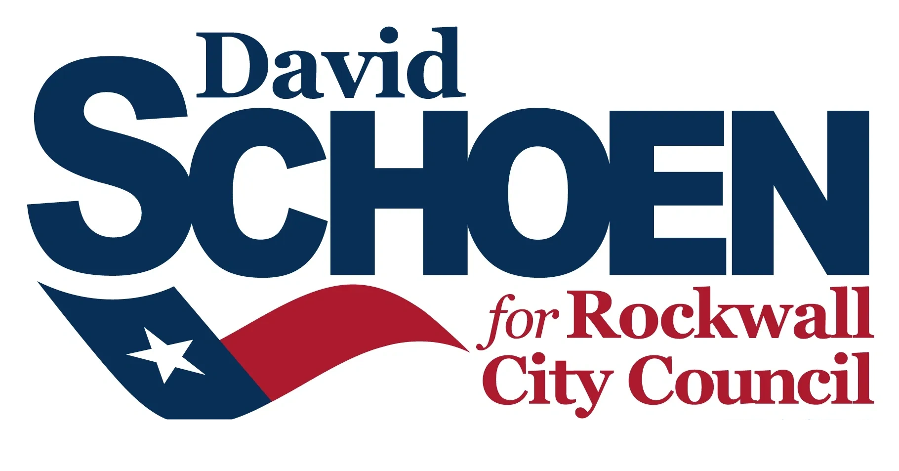 David Schoen campaign logo for Rockwall City Council Place 6.