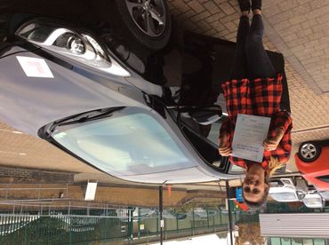 Pupil passing their automatic driving test at Sidcup