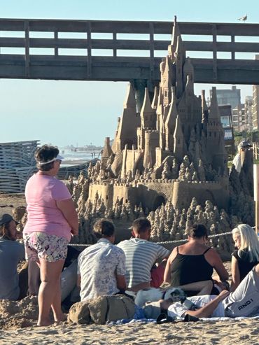 Sandcastle Days 2024 in South Padre Island, Texas featured this epic exhibition sculpture by Scotty 