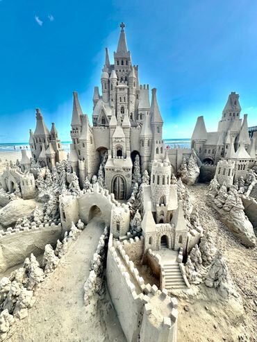 Sandcastle Days 2024 in South Padre Island, Texas featured this epic exhibition sculpture by Scotty 