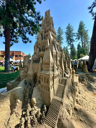 Art on the Green, Coeur D alene Idaho Festival, Sandcastle by Scott Dodson, John Dodson, Terri Robin